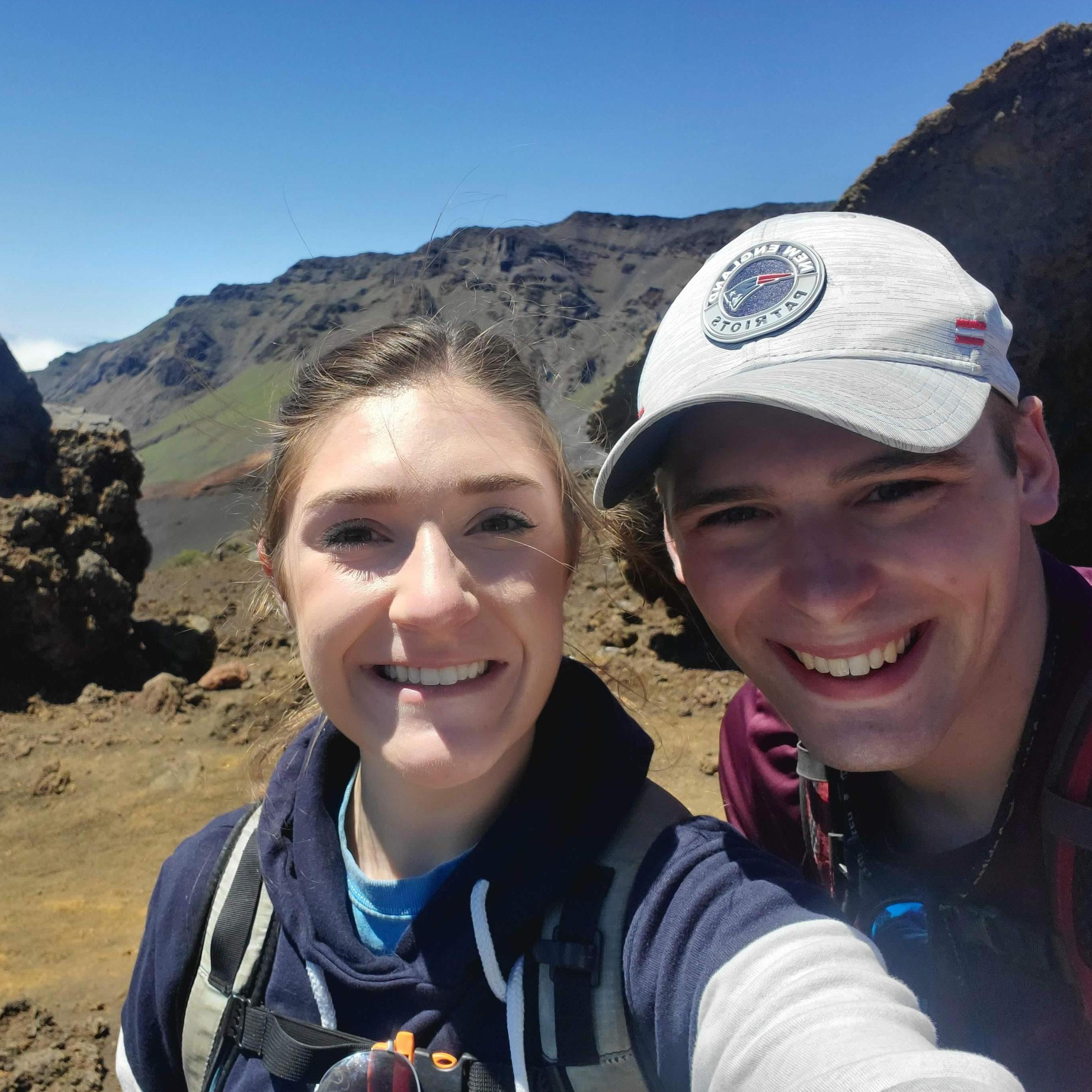 Taking on a 13 mile hike of Haleakala Crater