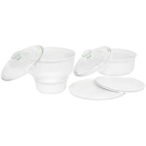 CorningWare French White Casserole Set (7-Piece)