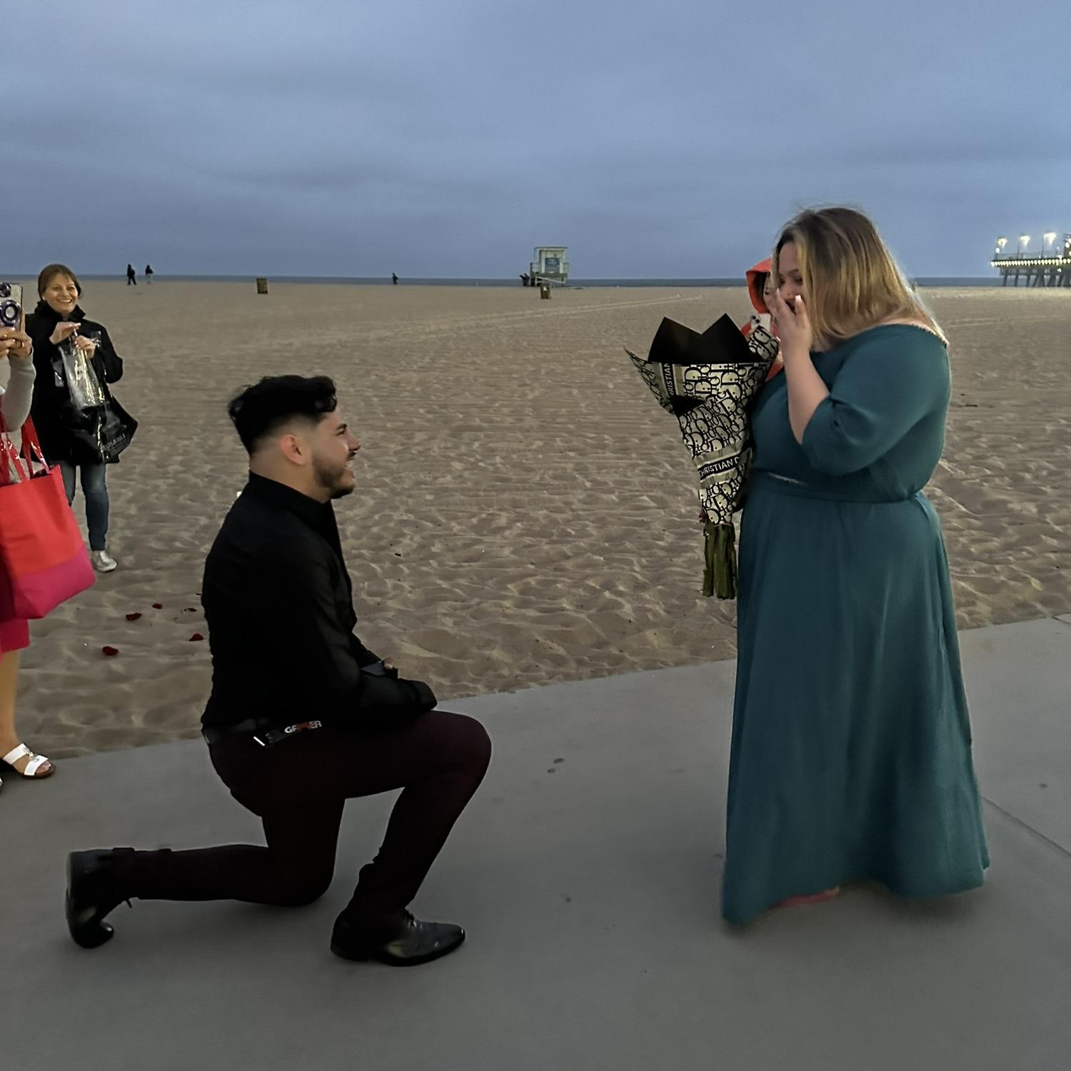 Engaged in Santa Monica, May 10, 2024
