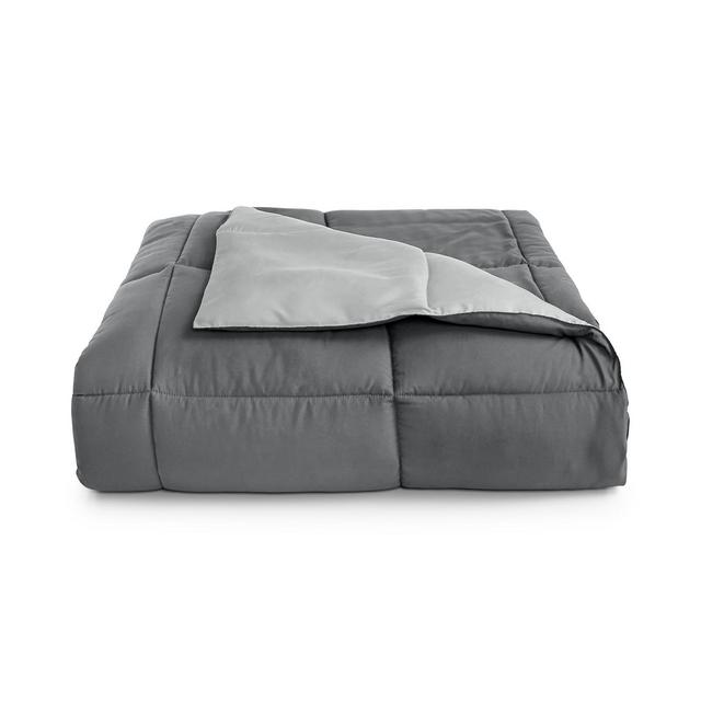 Martha Stewart Essentials Reversible Down Alternative King Comforter, Created for Macy's