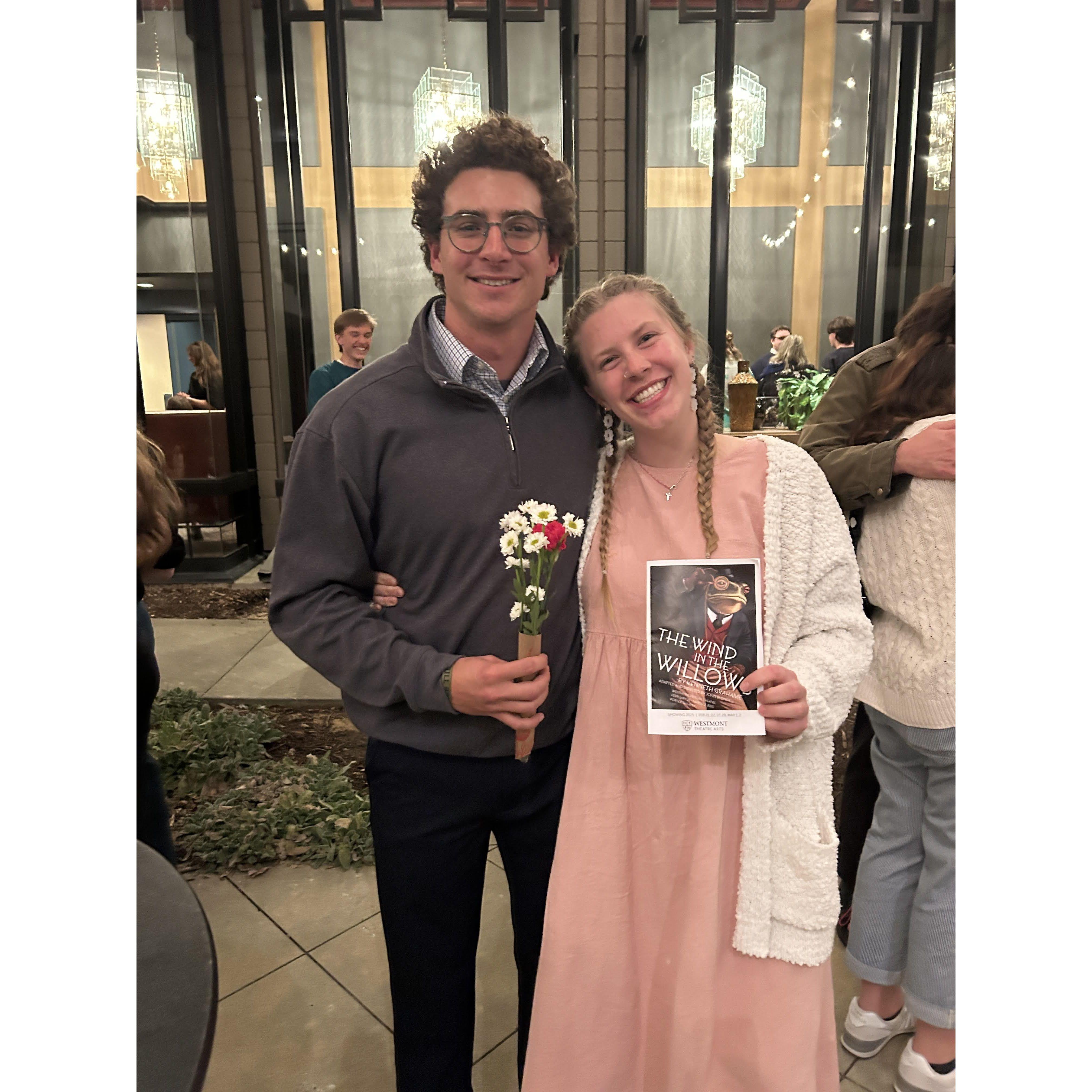 Granite assistant directed Westmont's production of The Wind and the Willows!