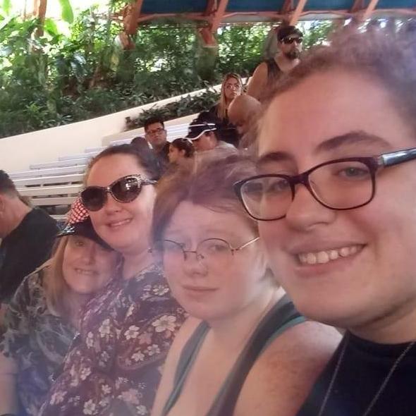 Despite Immogen's lack of a smile here, this is a photo from the last trip Kate ever took with her mom to Disney World.