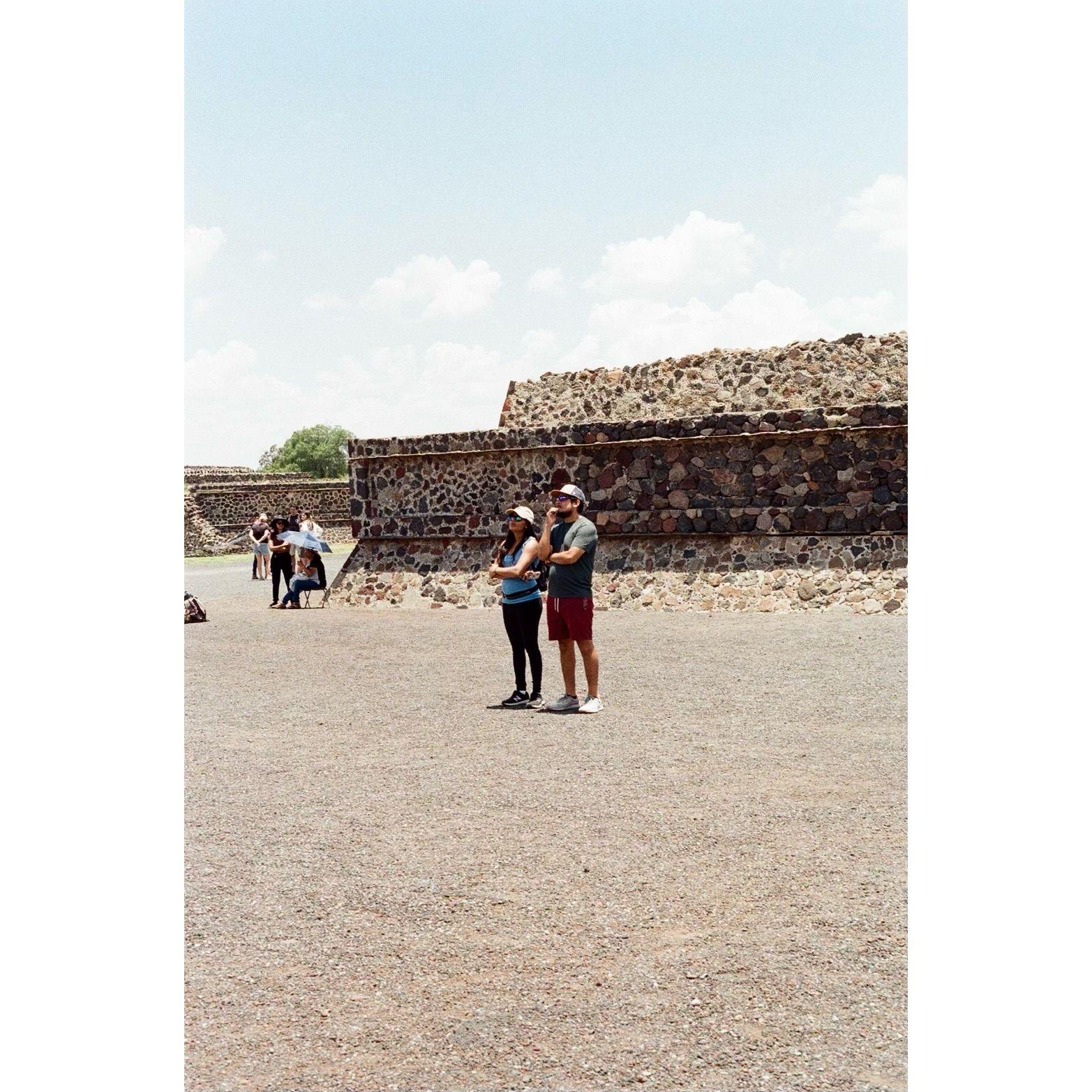 Exploring the ruins of Teotihuacan