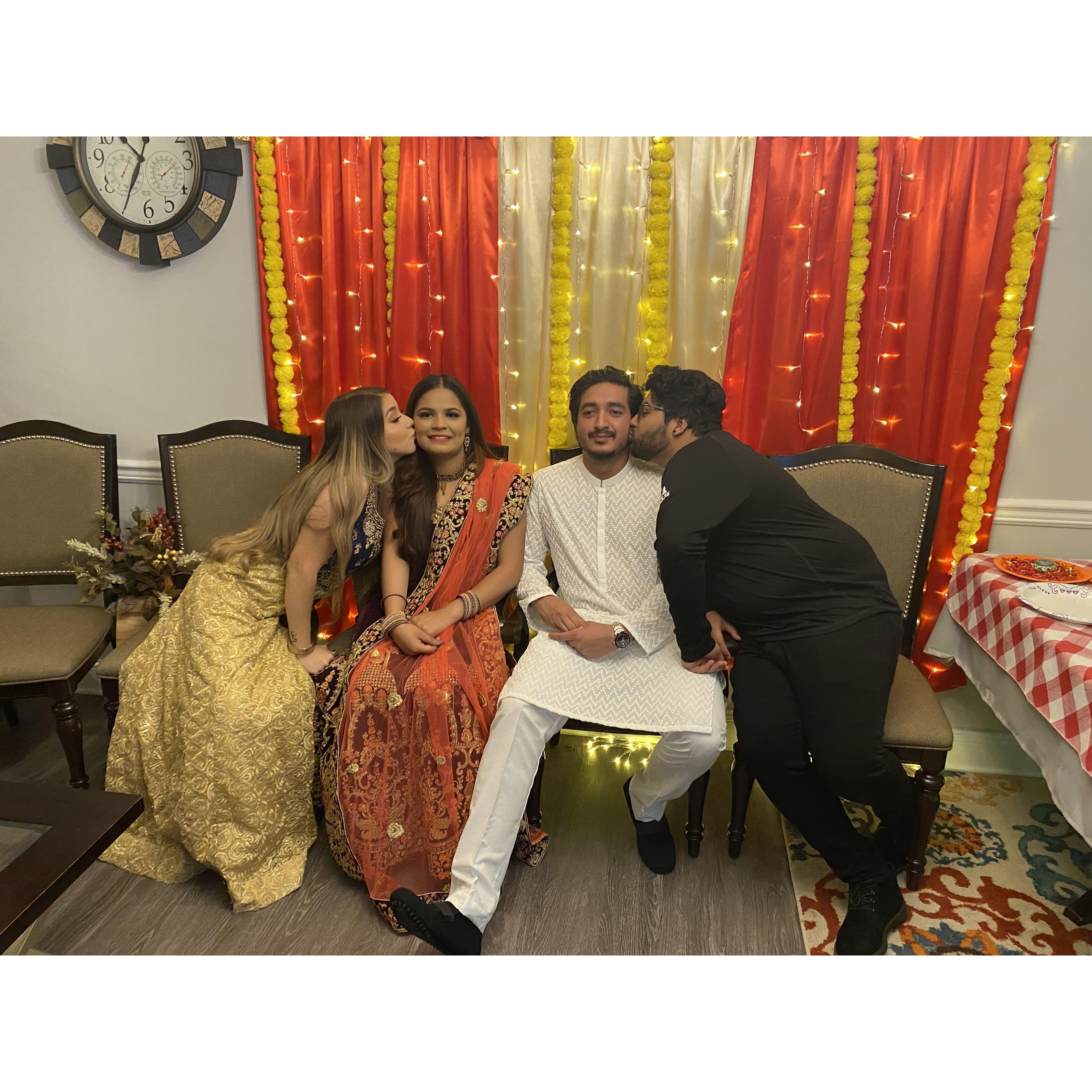 Zara & Billu's Mehndi! We love them so much!