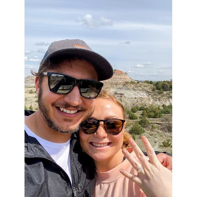 5/7/23 Dusty asks Annie to marry him on a hike in Medora!!