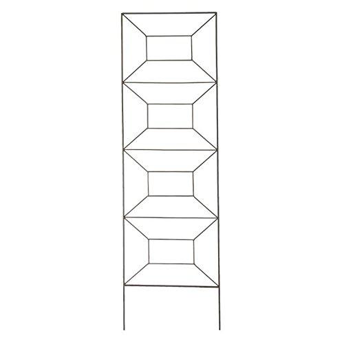American Garden Works MTT Modern Trellis, 84" x 25", Matte Black