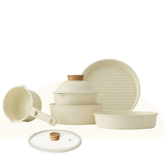 Modori Sodam Cookware with clear lid Set of 6P