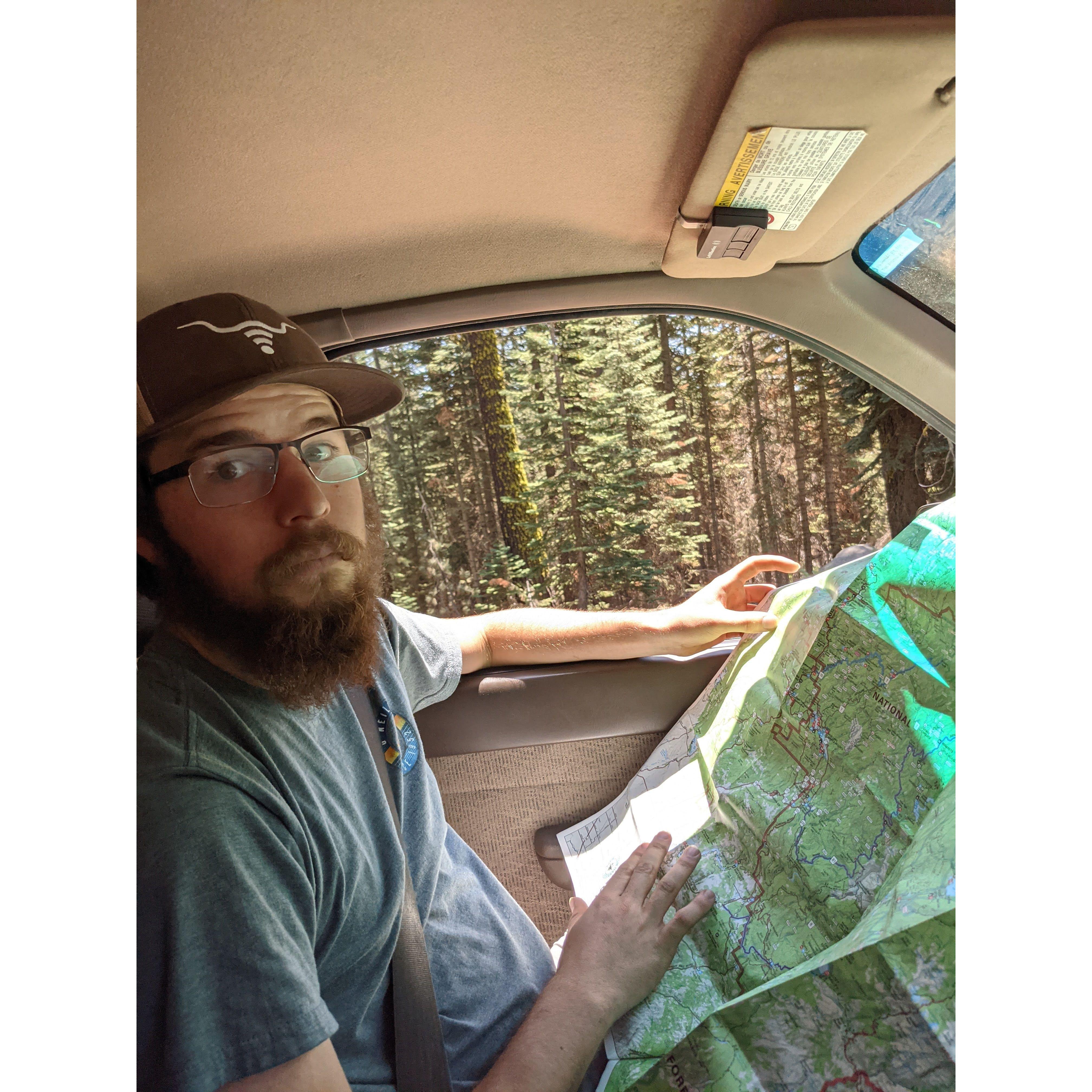 So, we got lost in the woods.