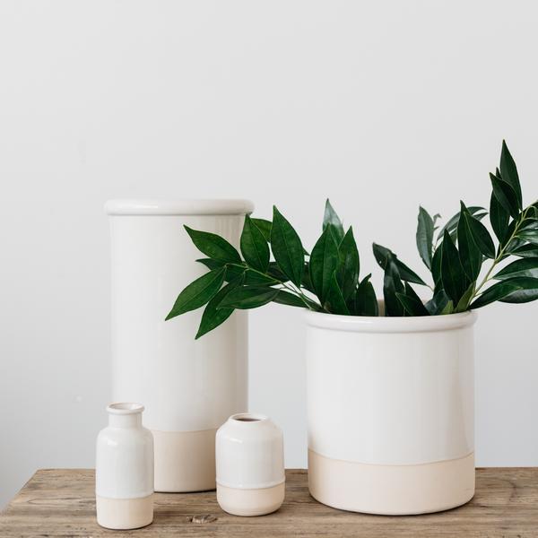 Ceramic Vera Vase-Grey