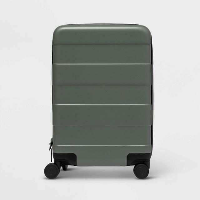Hardside 20" Carry On Spinner Suitcase Green - Made By Design™