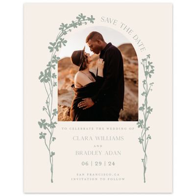 Sage, Green Wedding Digital Save the Date - Matienzo Photo