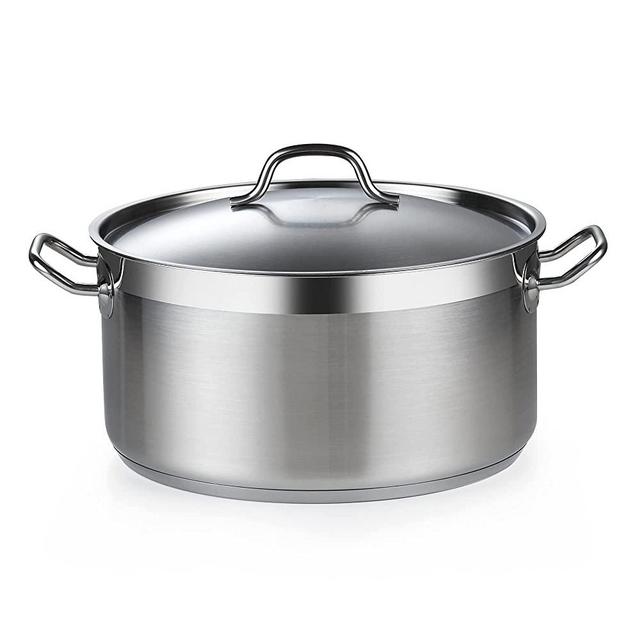 Cooks Standard Professional Stainless Steel Dutch Oven Stockpot with Lid, 9Qt