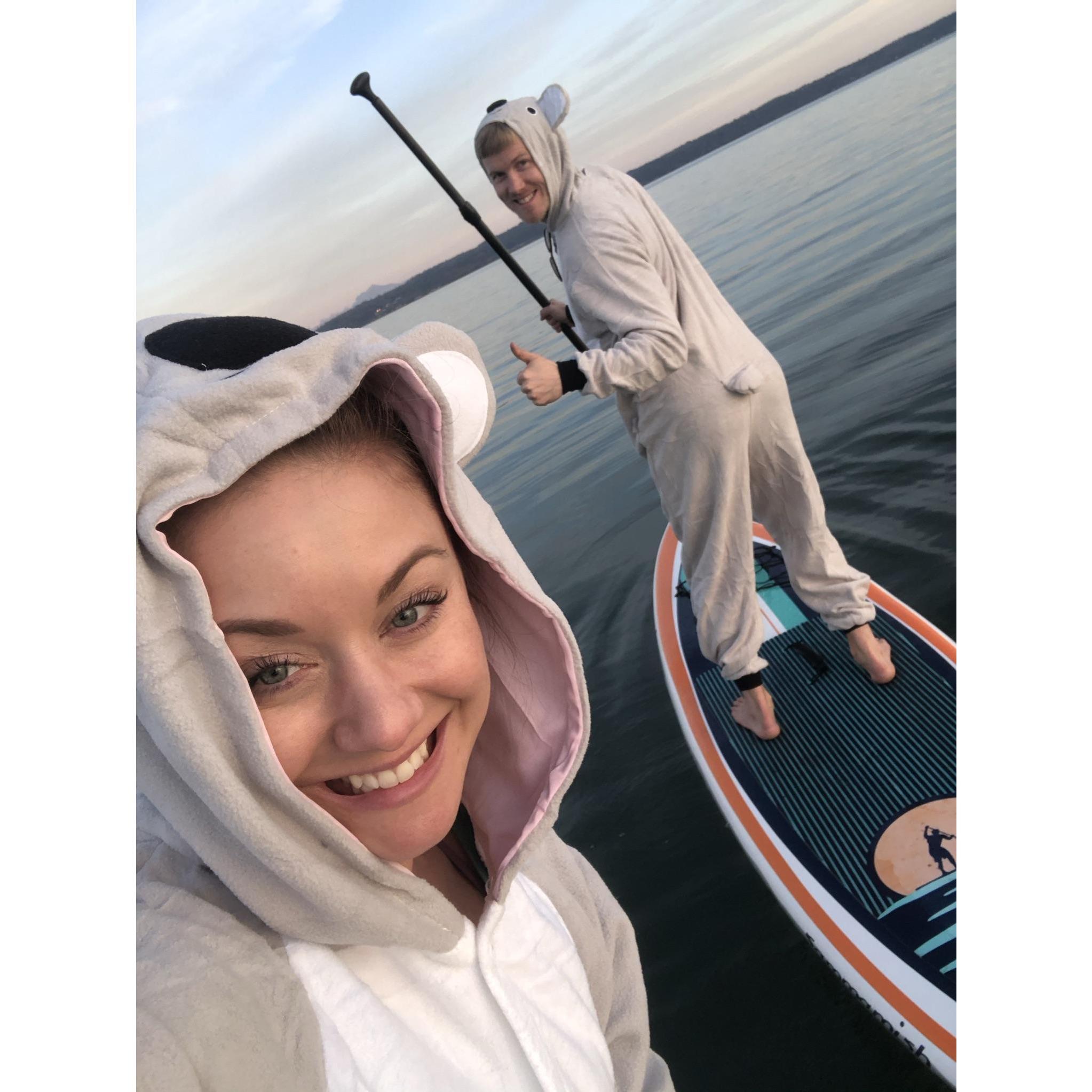 Halloween paddle board