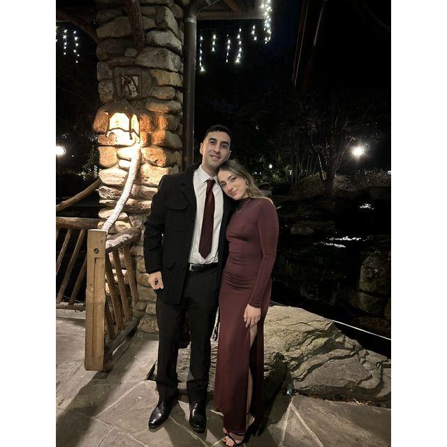 Our first Valentines Day together at Clydes.