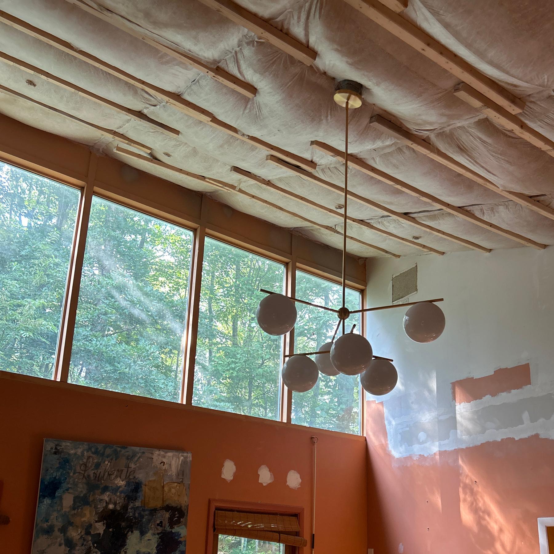 We need a ceiling and wall repair!
