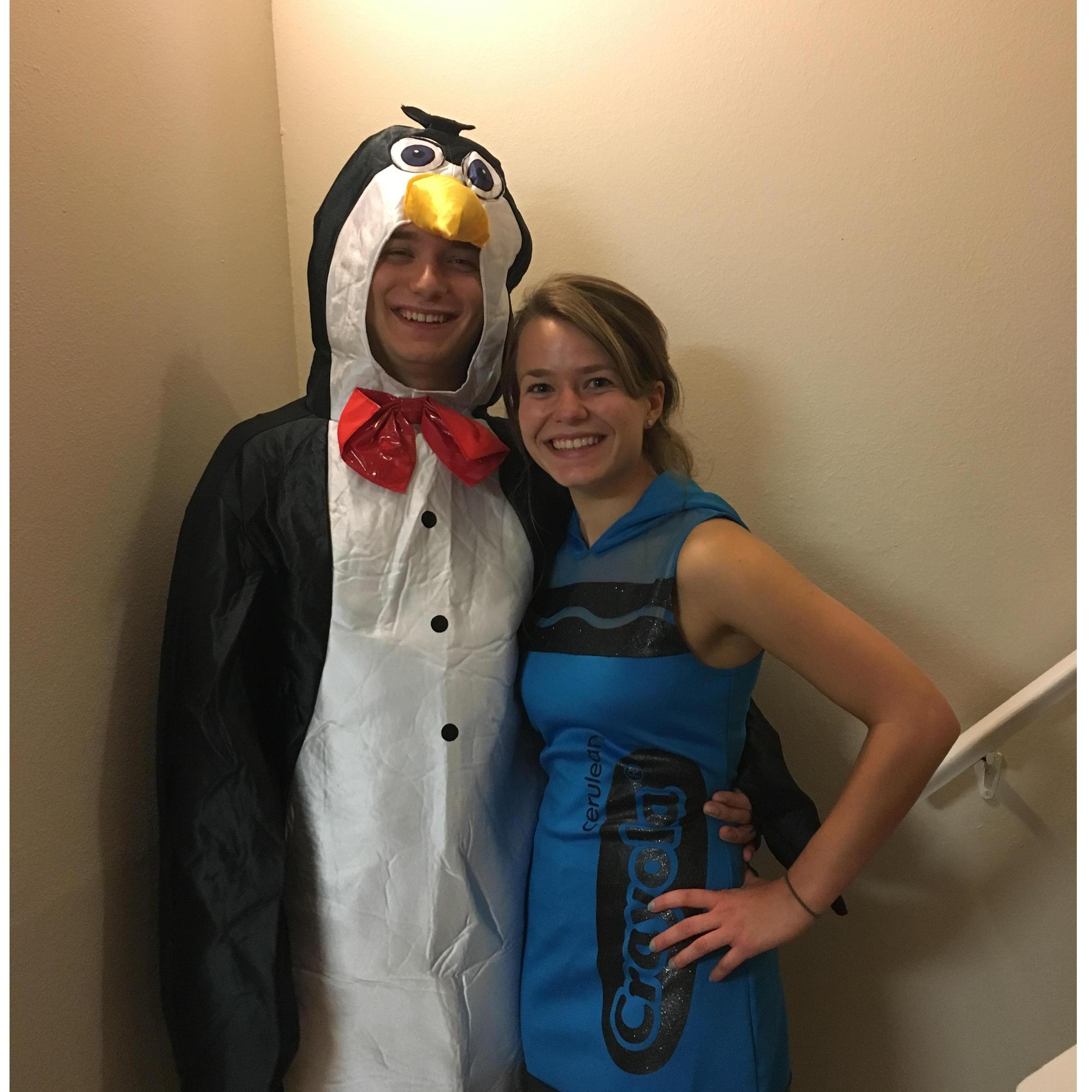 Halloween 2016...  so many laughs were made that night. I've never seen Alex dance more than when he was in that penguin costume!!