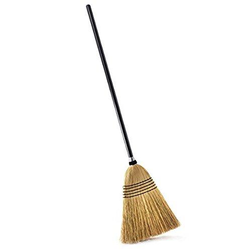 O-Cedar Heavy Duty Commercial 100% Corn Broom with Solid Wood Handle