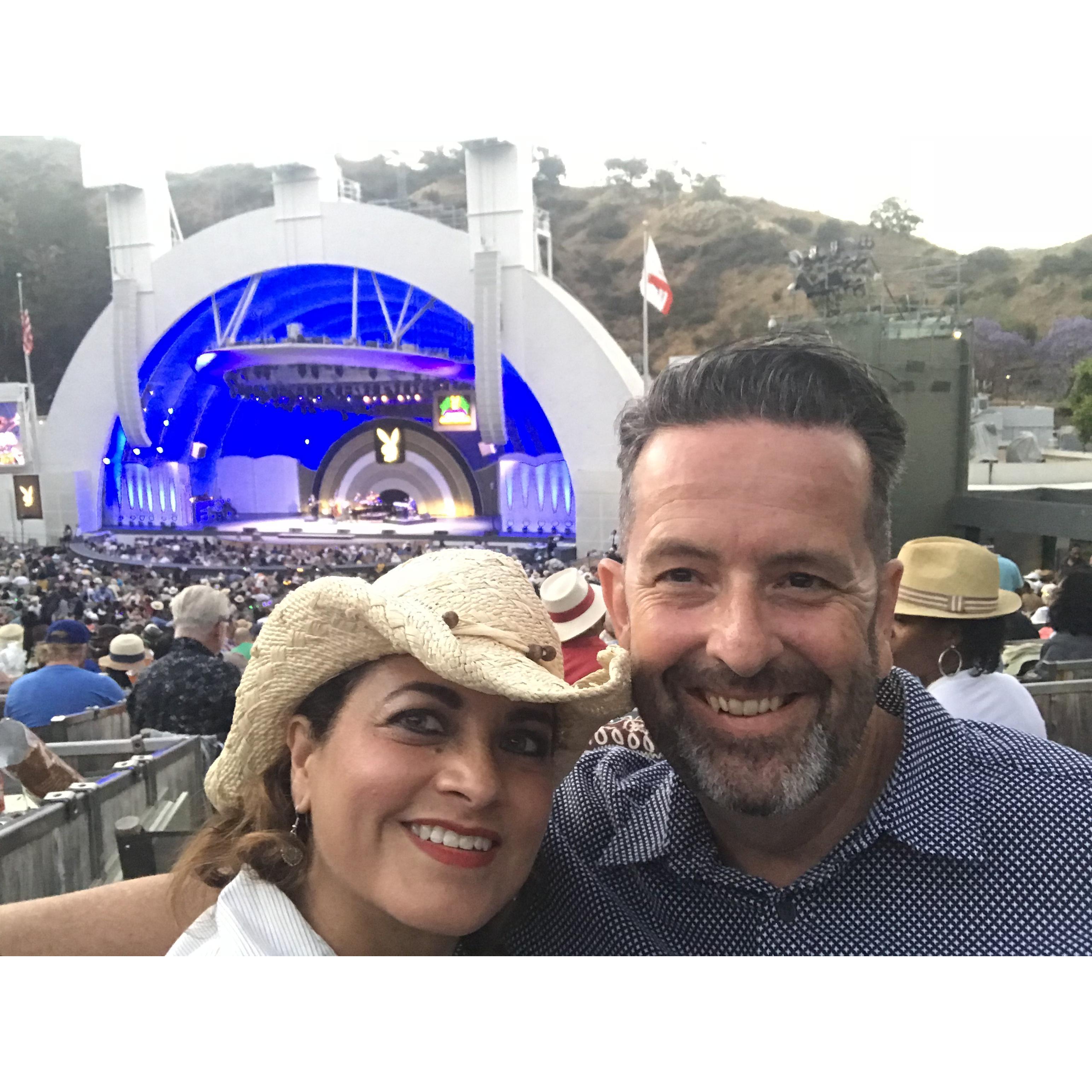 At the Playboy Jazz Festival at the Hollywood Bowl.