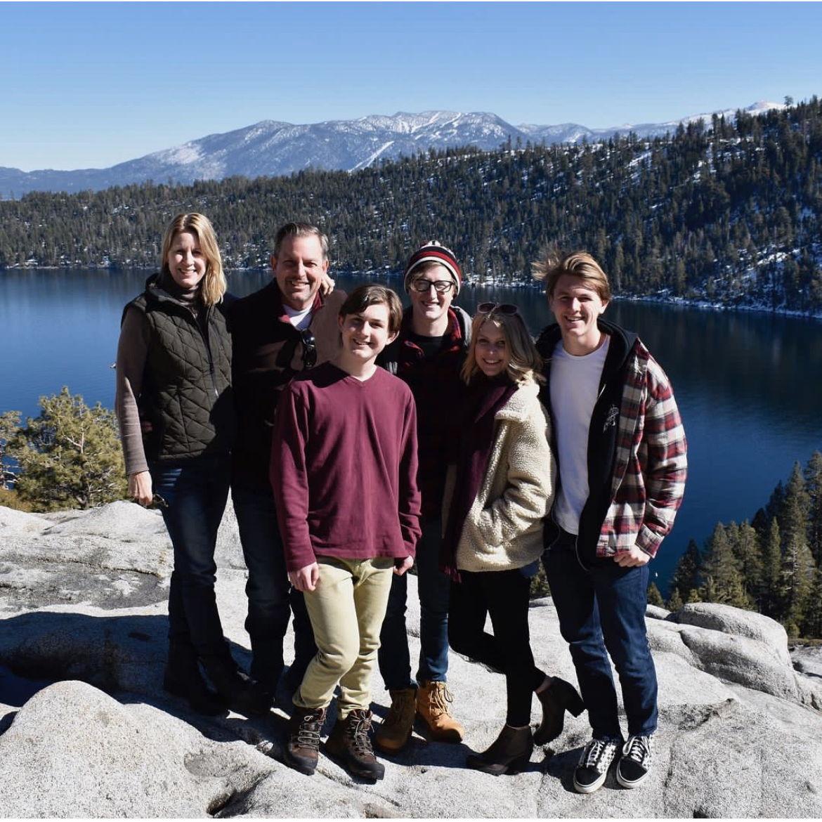 Michael's first Tahoe trip with the Harris family!