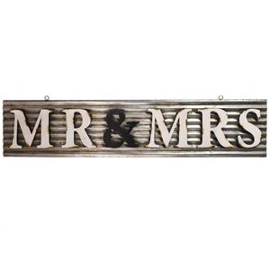 "Mr. and Mrs." Metal Wall Decor