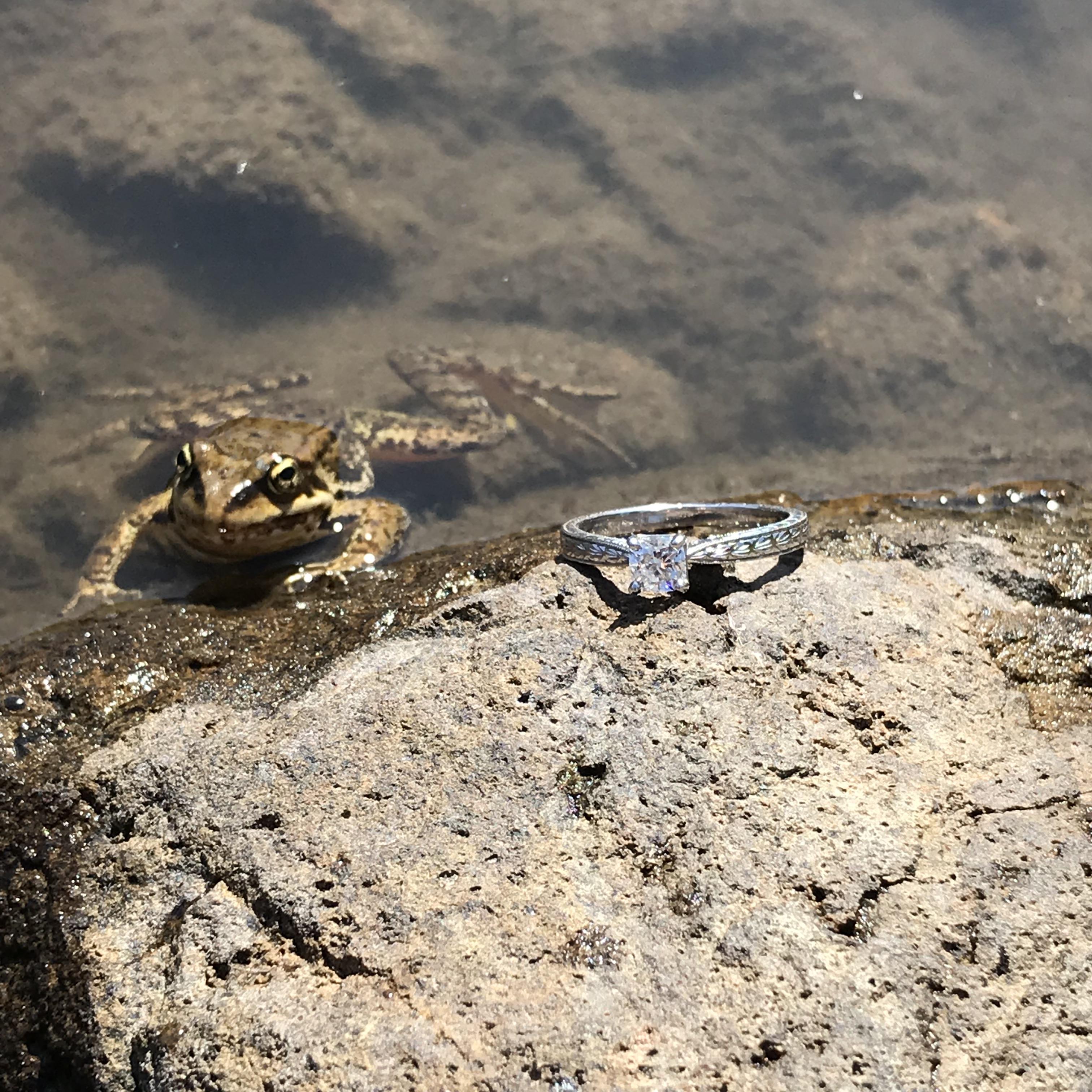 The first day at Spectacle Lake.