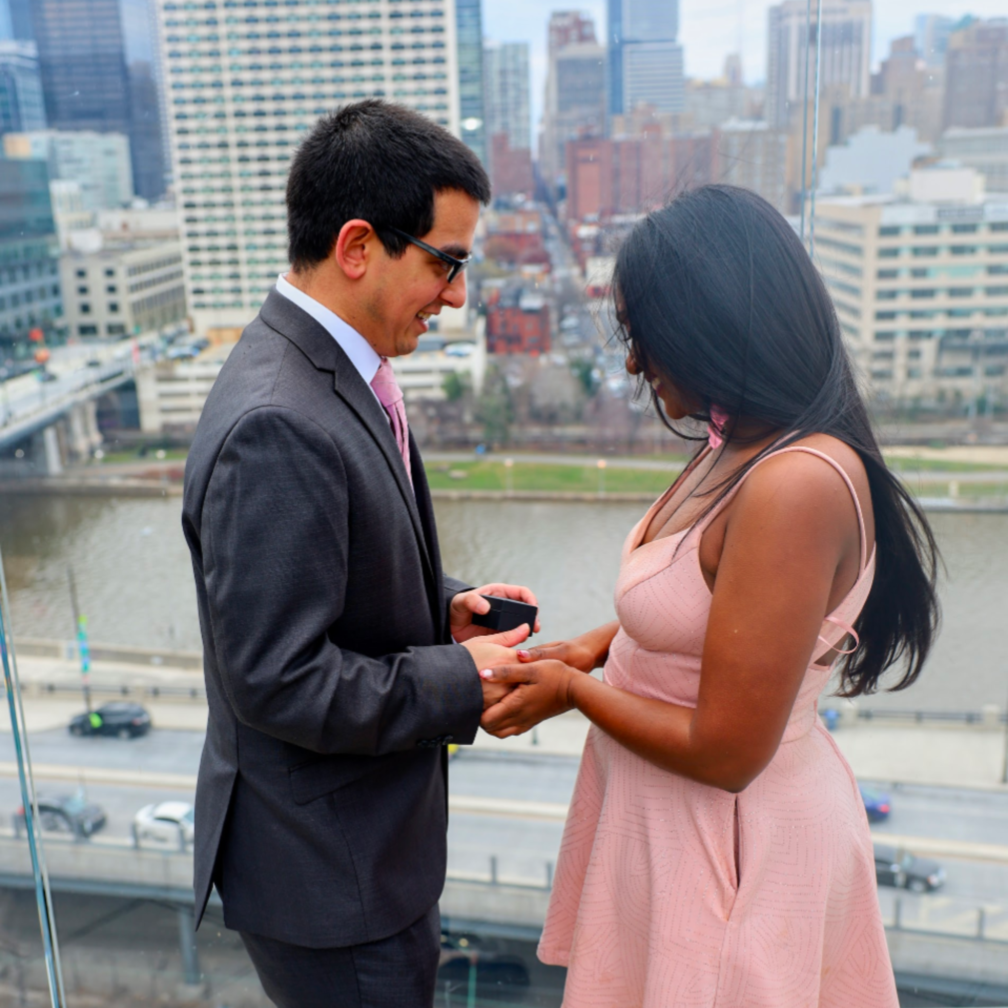 The moment he proposed!