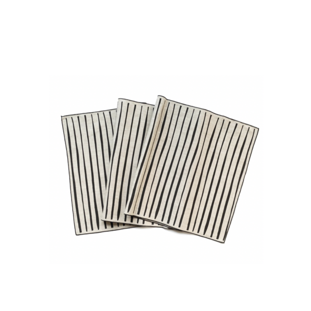 Striped Linen Table Runner
