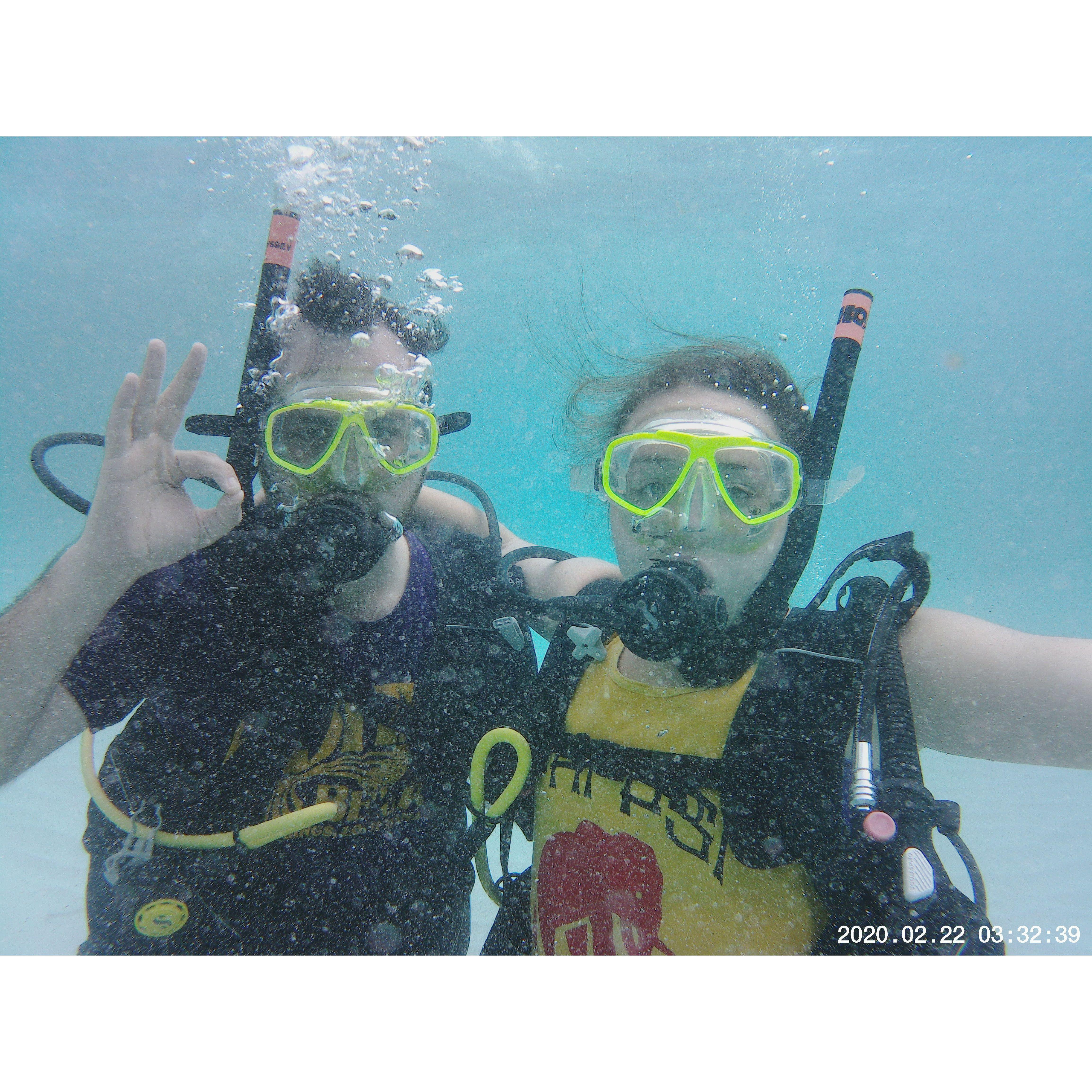Scuba diving in Punta Cana- our first family trip.