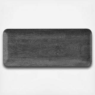 Faux Wood Melamine Tray