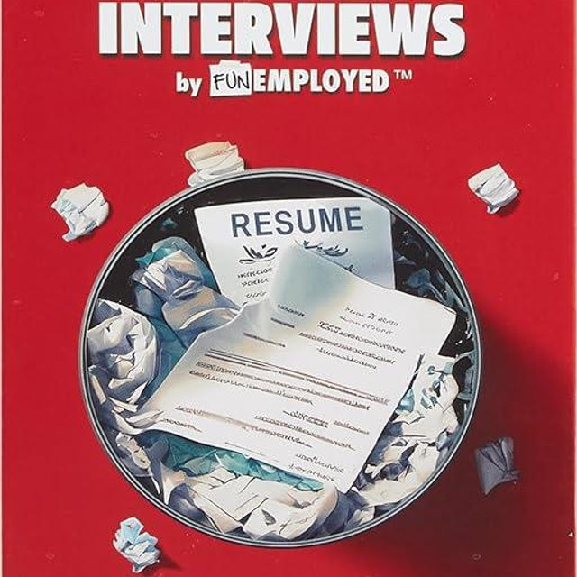 Mattel Games Bad Interviews by Funemployed Party Game for Adults and Game Night for 3 or More Players, Hilarious Quick-Thinking Interview Card Game