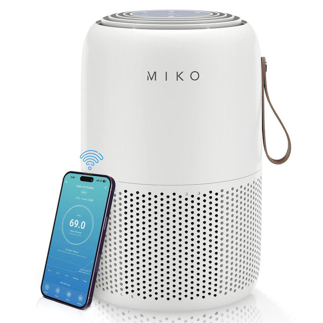 Miko HEPA Smart Air Purifier up to 770 Sqft - App Controlled