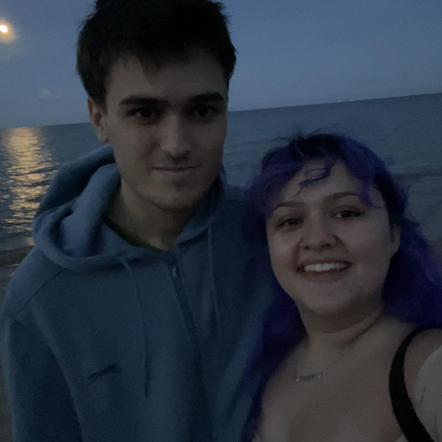 We took a long walk to see the beach