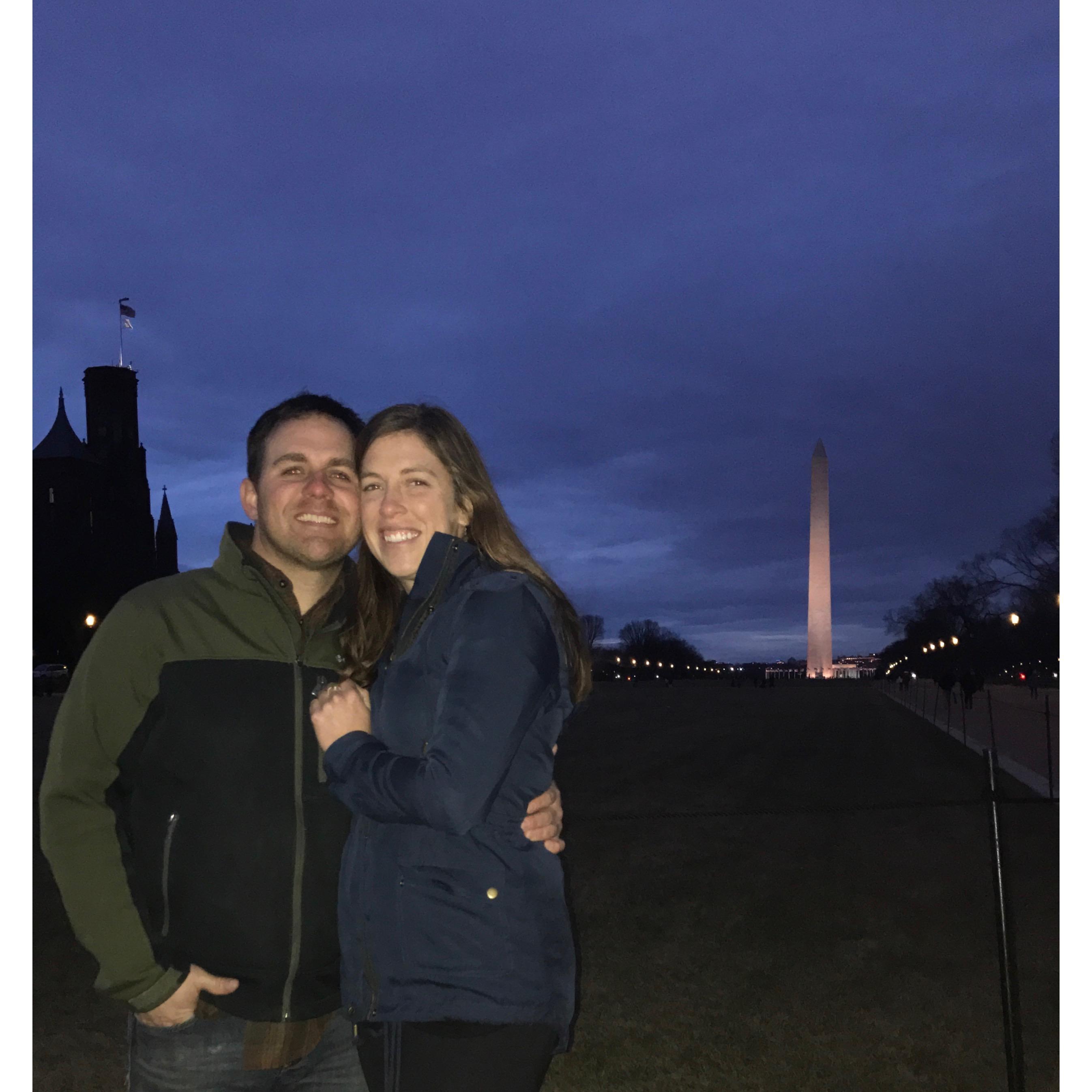 Visiting Nick's family in D.C.! They are a precious group from which this amazing man came.