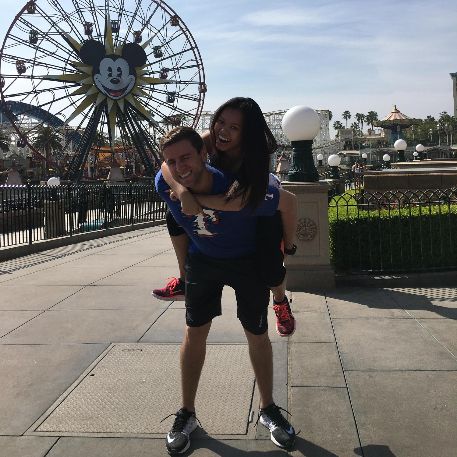 Mickey was there to oversee their whole journey.