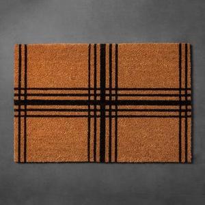 Plaid Coir Estate Doormat (23"x35") - Hearth & Hand™ with Magnolia