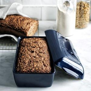 Emile Henry French Ceramic Covered Bread Loaf Pan