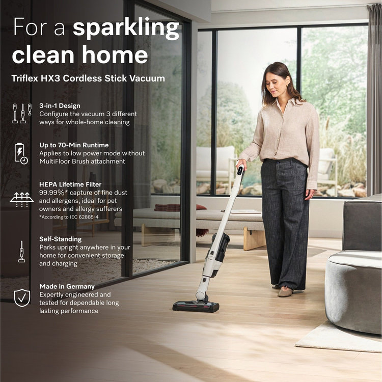 Miele, Triflex HX3 Cordless Stick Vacuum | Zola