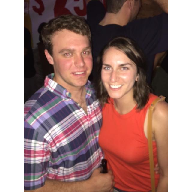 First photo together taken in 2017 at Lottie's Pub by Joe Soldner