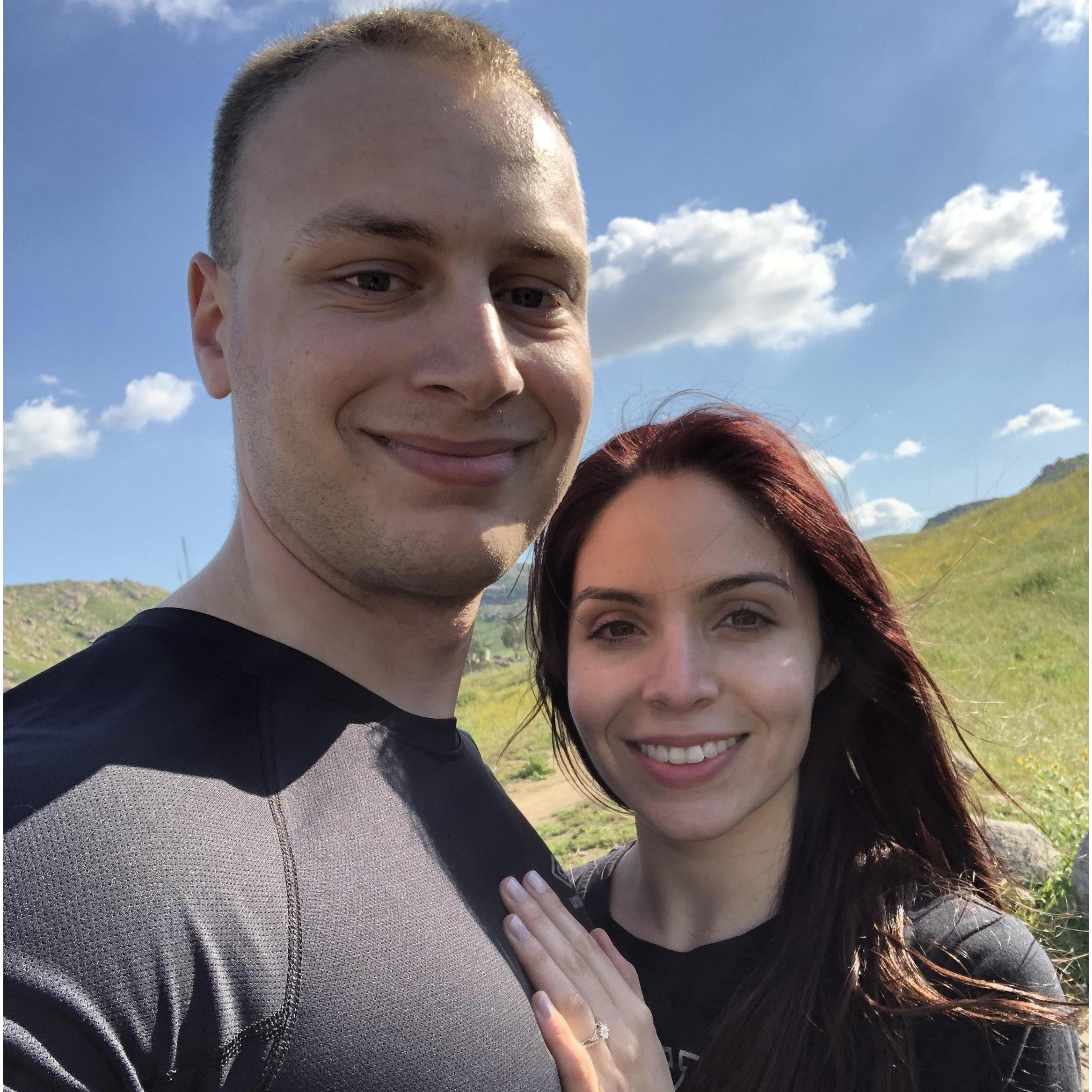 A few moments after we got engaged, we took our own little post-proposal shoot.