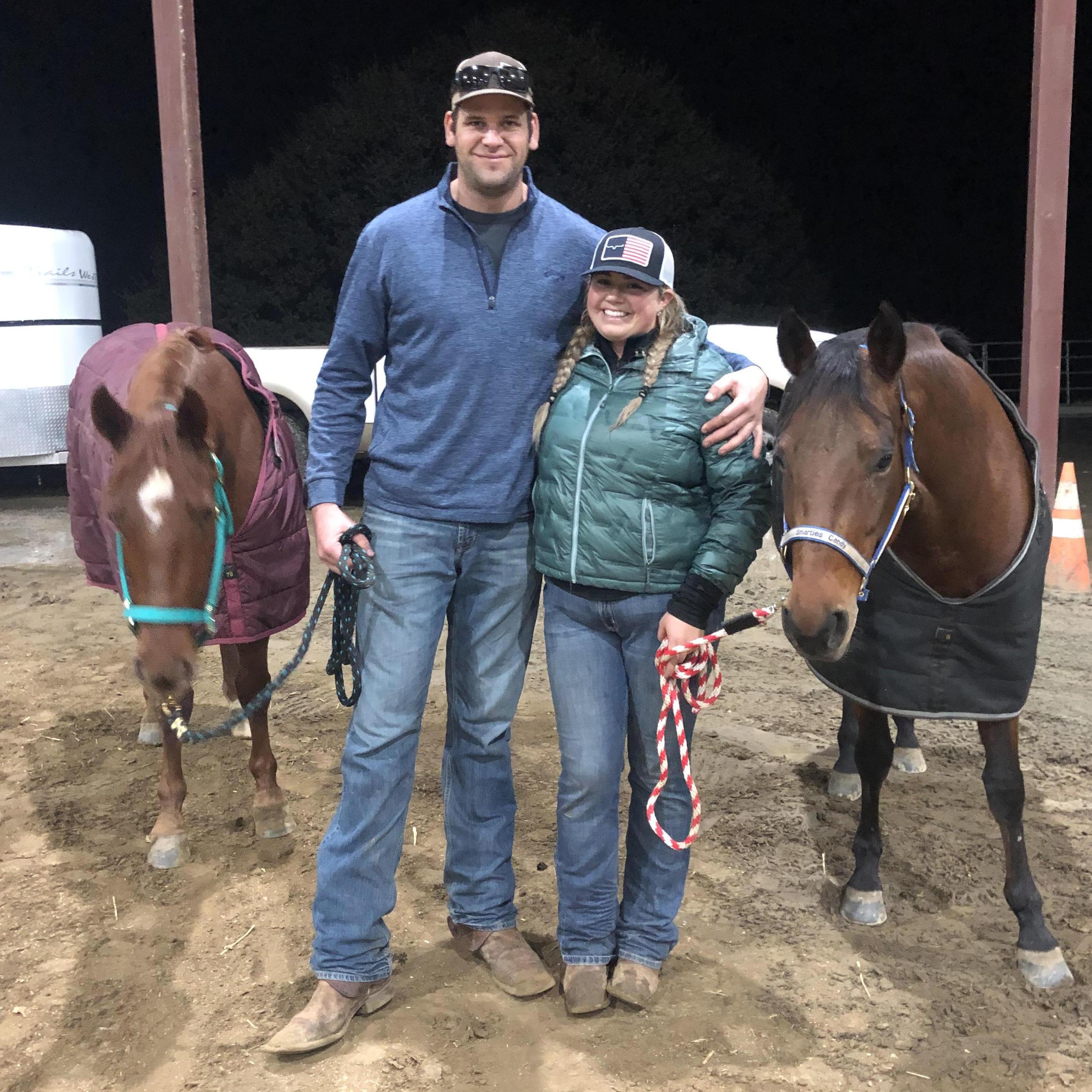 Riding Spook & Riatta in Davis, Ca