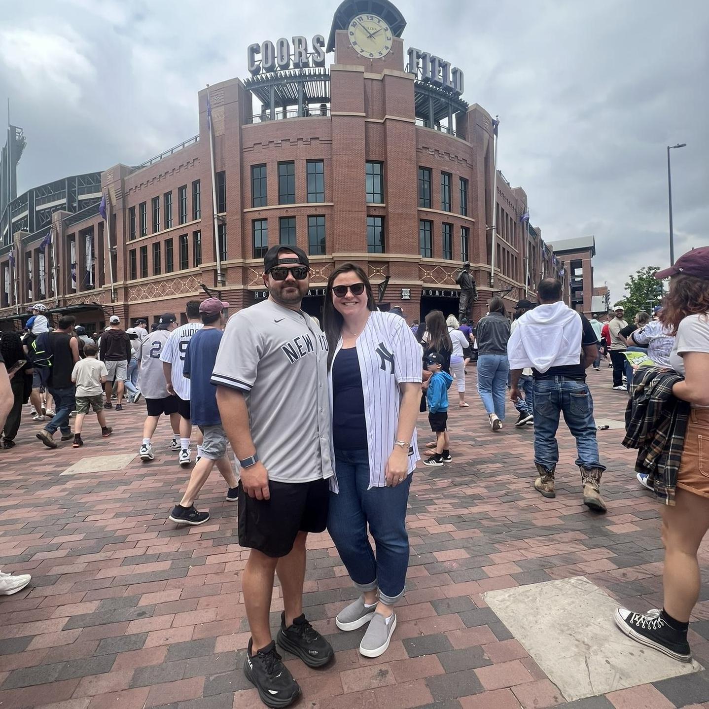 Yankees fans completely take over Coors Field!
