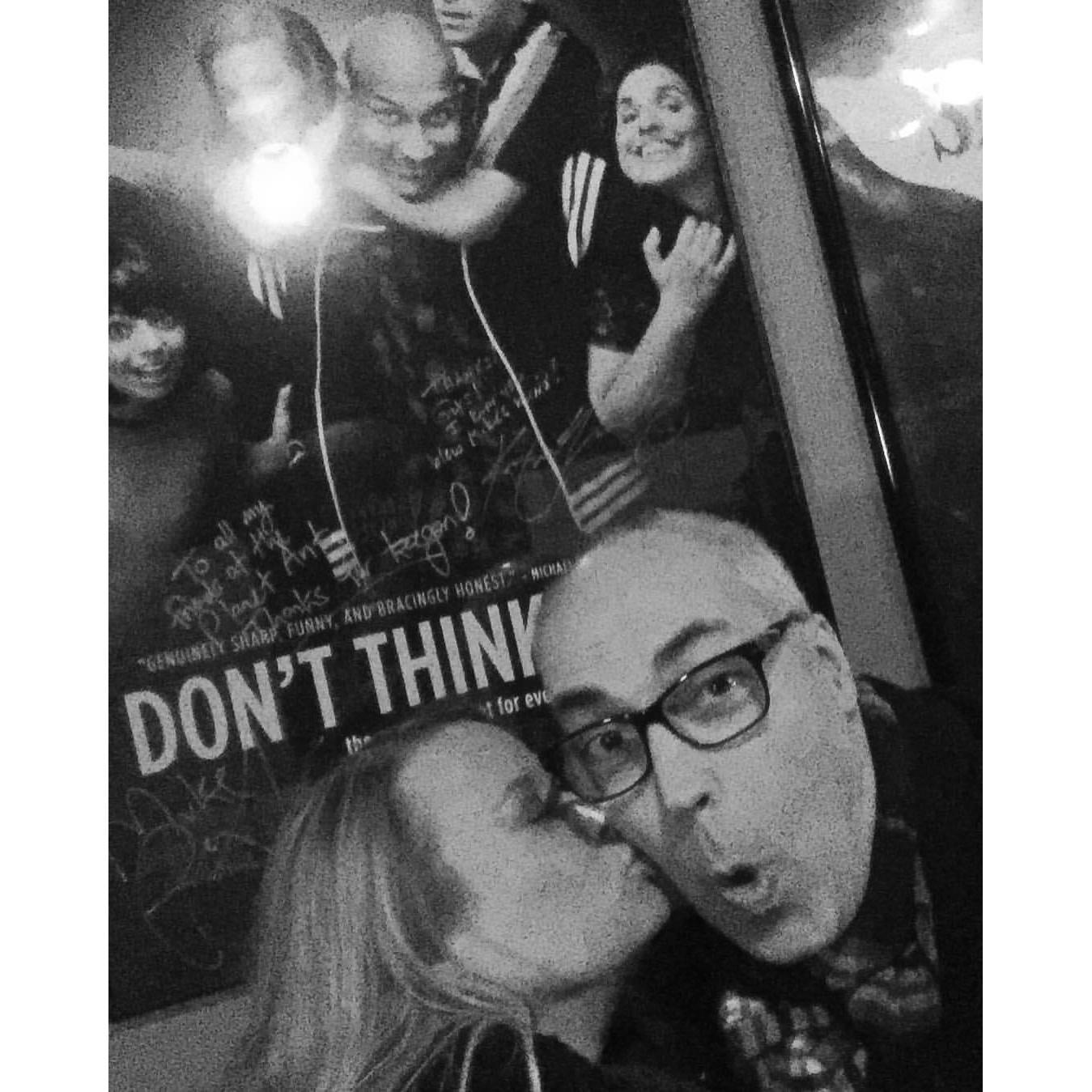 Our very first date out to see 'Don't Think Twice' in Royal Oak. This was actually taken at Planet Ant holiday party {our 4 month anniversary}.