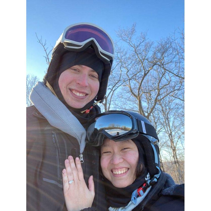 We got engaged!