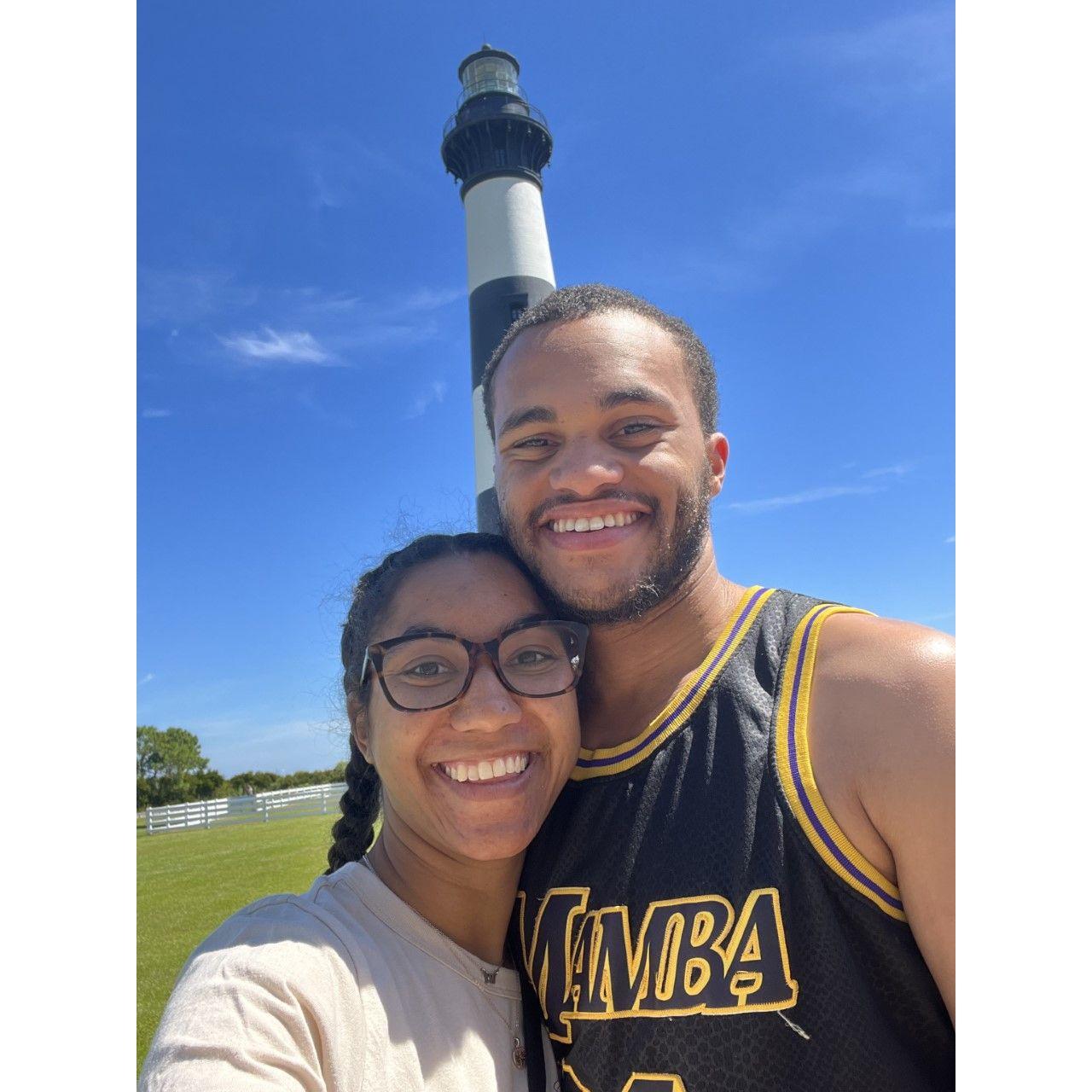 We saw 2 different lighthouses during our Engagement weekend in the Outer Banks