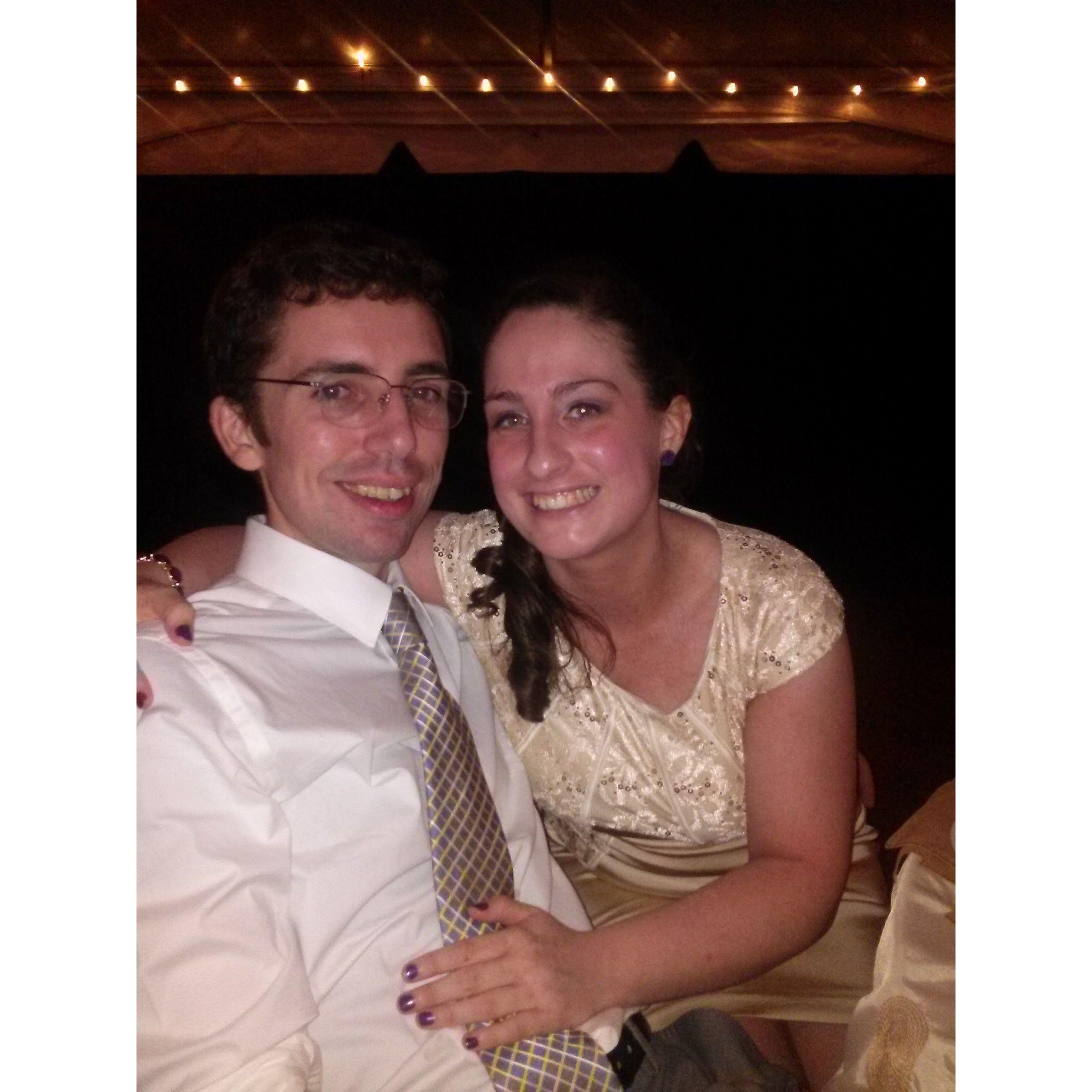 September 2015 - Alisa (bridesmaid) & Evan's (groomsman) wedding