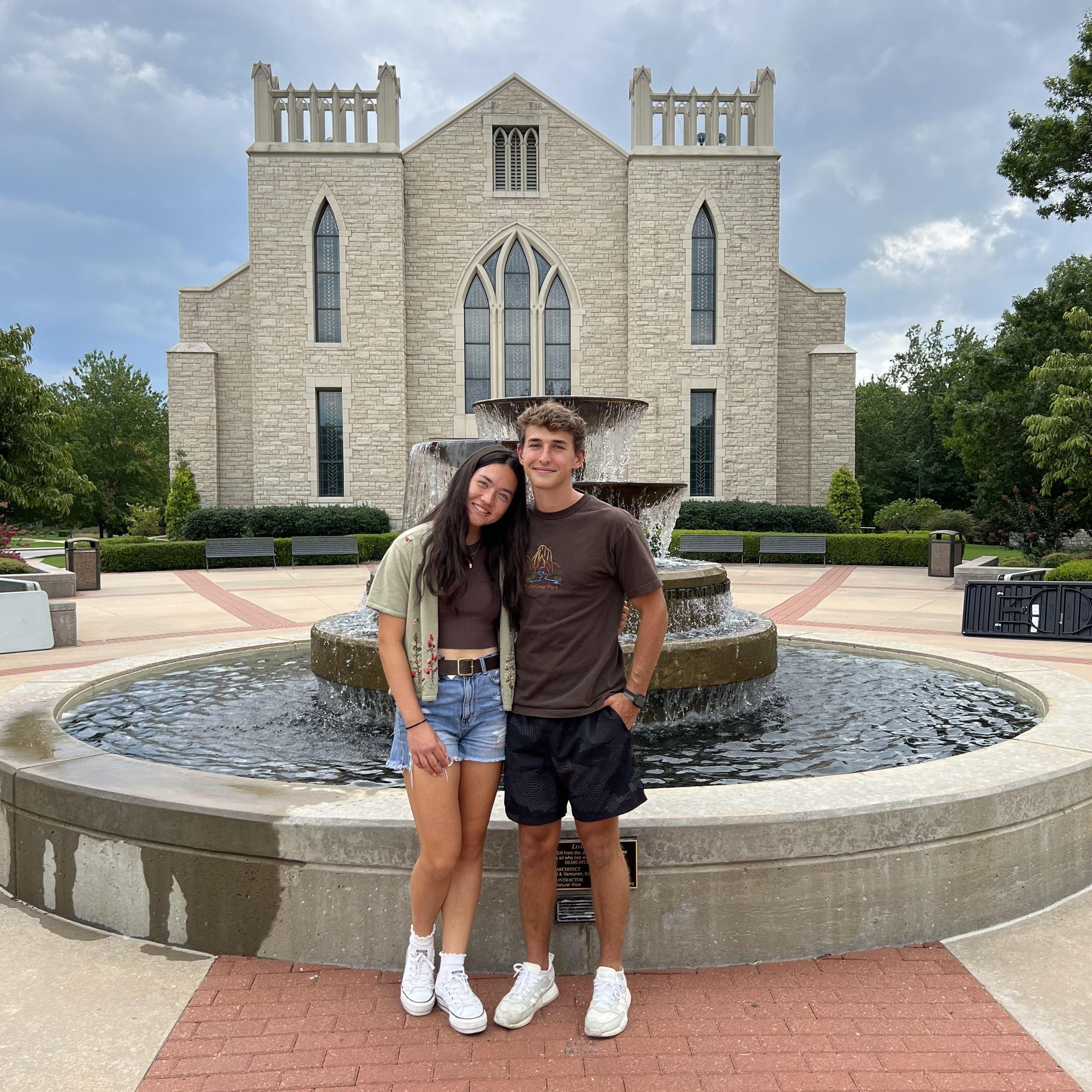 First day of Bella's sophomore year, Josh's junior year!