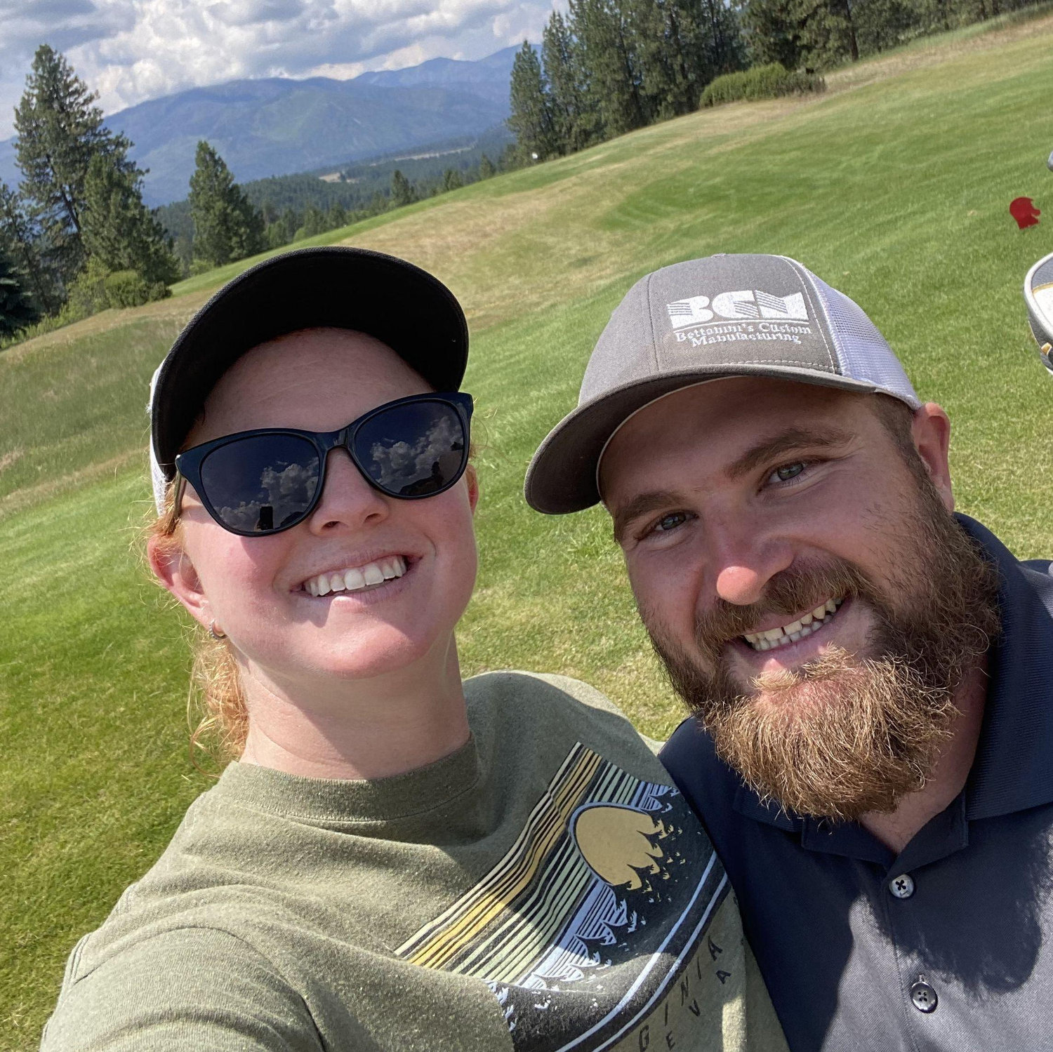 Golfing in Montana!