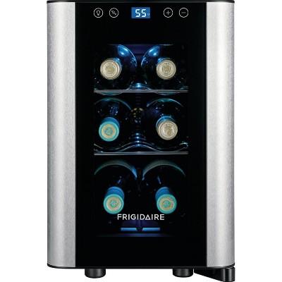 Frigidaire 6 Bottle Stainless Steel Wine Cooler Black - FFWC0622US