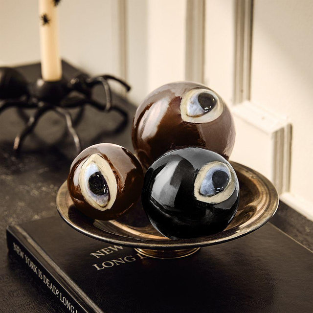 Halloween Frankenstein Bowl Fill Eye Orbs Set of 3