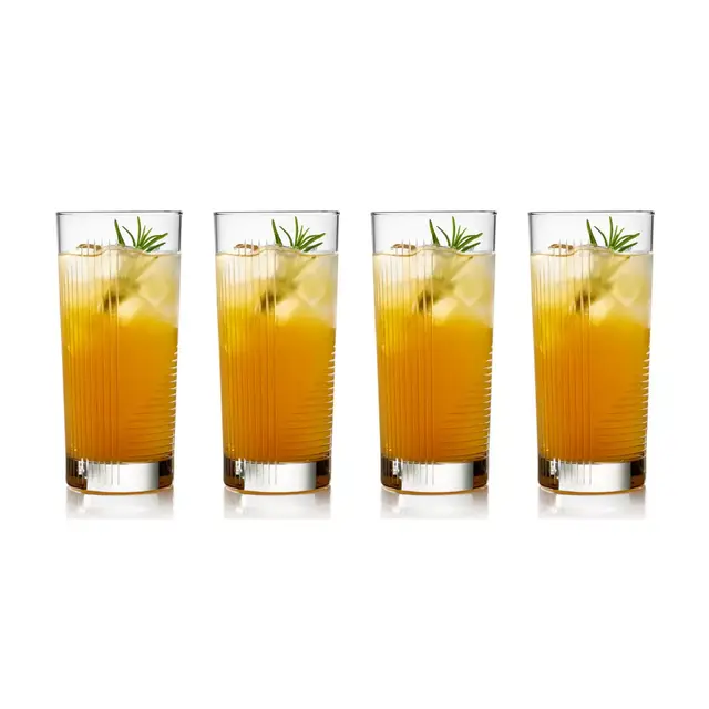 Libbey® Glass Cut Cocktails Passage Tumblers (Set of 4)